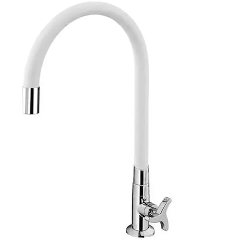 Torneira Cozinha Flexível MESA Branco Trizeta C97