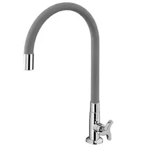 Torneira Cozinha Flexível MESA Cinza Trizeta C97