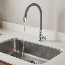 Torneira Cozinha Flexível MESA Cinza Trizeta C97