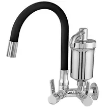 Torneira Cozinha Flexível Parede Preta - FPPT - C65