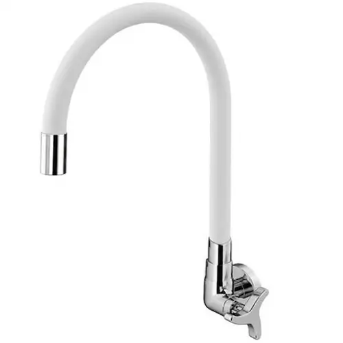 Torneira Cozinha Flexível PAREDE Branco C97