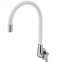 Torneira Cozinha Flexível PAREDE Branco C97