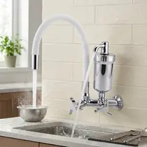Torneira Cozinha Flexível Parede Branco - FPBR - C97