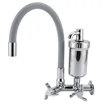 Torneira Cozinha Flexível Parede Cinza - FPCZ C97