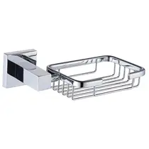 Saboneteira - Porta Sabonete Luxo Metal Cromado 7102E