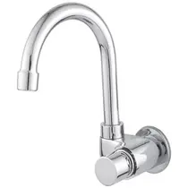 Torneira Automática PAREDE METAL CROMADO Bica Alta Banheiro e Lavatório - 1100
