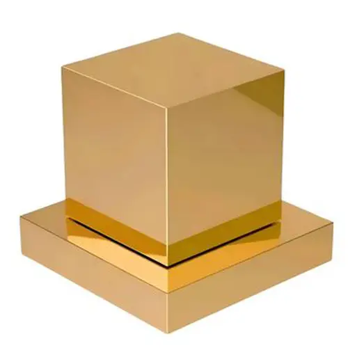 Acabamento Registro Metal Dourado (GOLD)  ½" , ¾" e 1 QUADRADO- 9101G