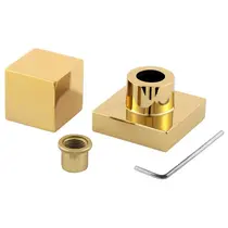 Acabamento Registro Metal Dourado (GOLD)  ½" , ¾" e 1 QUADRADO- 9101G