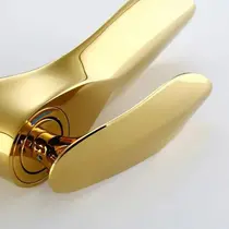 Torneira Misturador Monocomando Banheiro / Lavatório Baixa Leaf METAL DOURADO - E01-6