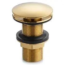 Válvula Lavatório 7/8" Metal Dourado Click 7213G - Gold