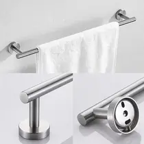 Kit Banheiro Acessórios Escovado 5 Peças