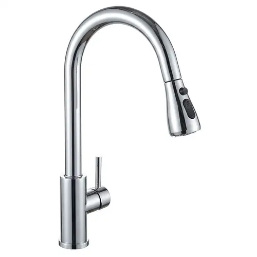 Misturador Monocomando Cozinha METAL Cromado C/ DUCHA EXTRAIVEL - 6029A