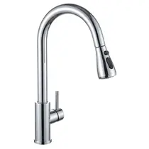 Misturador Monocomando Cozinha METAL Cromado C/ DUCHA EXTRAIVEL - 6029A